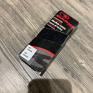 Sidelines Hockey Laces Black and Blue
